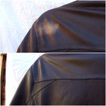 Leather surface damaged from over zealous DIY cleaning
