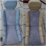 Customer requested change of leather colour on the seats, so we produced the colour requested and changed the coating